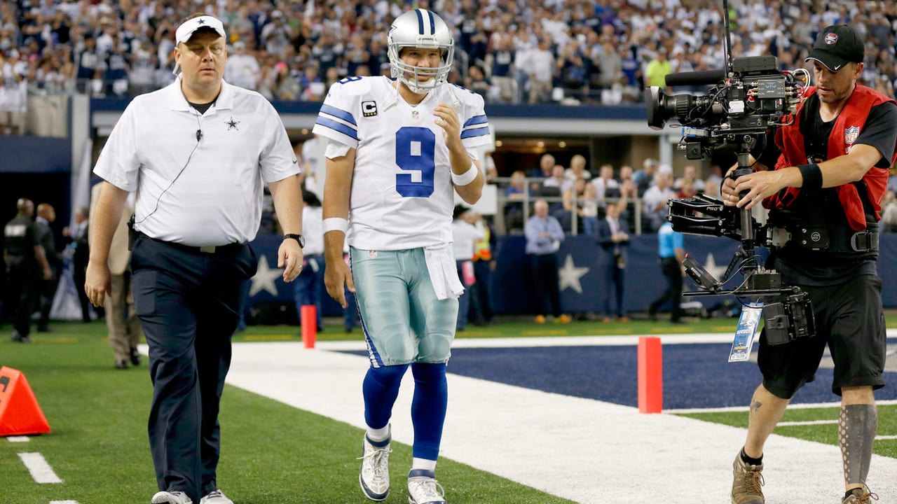 Tony Romo misses second-straight practice with back contusion